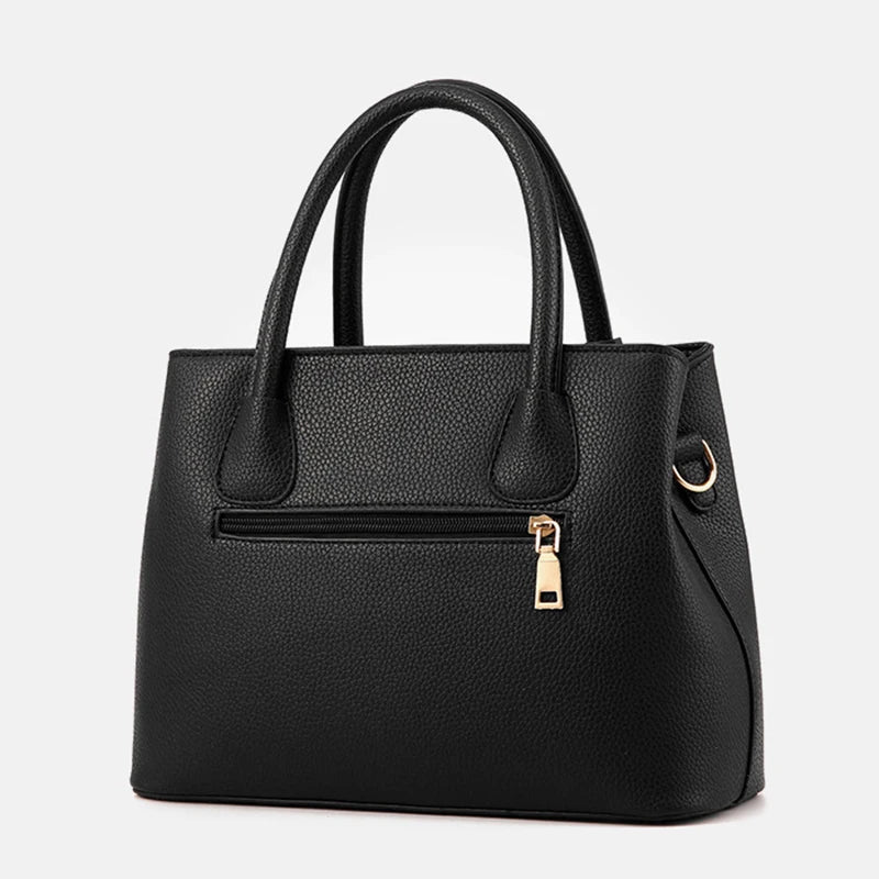 Women's PU Leather Handbag – Elegance and Space in One Piece