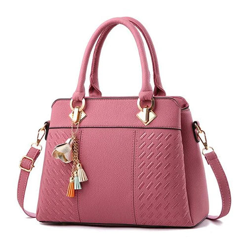 Women's Handbag with Embroidery and Tassel – Style, Versatility, and Elegance for Your Daily Life!