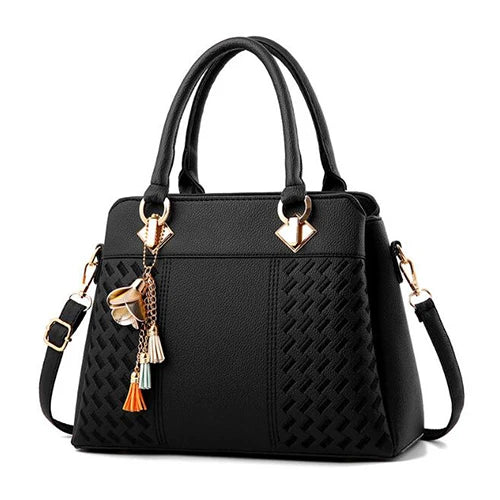 Women's Handbag with Embroidery and Tassel – Style, Versatility, and Elegance for Your Daily Life!