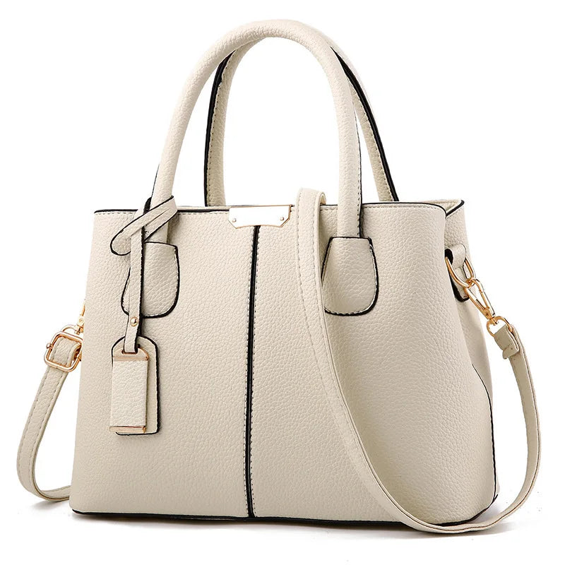 Women's PU Leather Handbag – Elegance and Space in One Piece