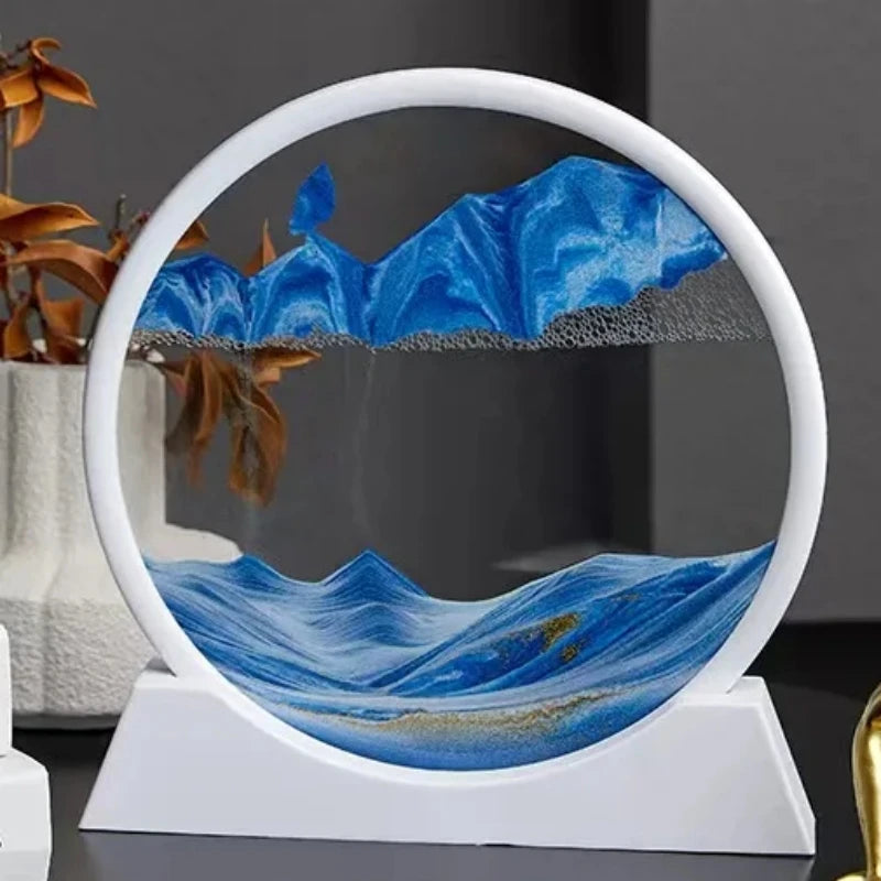 Ocean Sands: Dynamic 3D Sand Art for Home & Office Decor