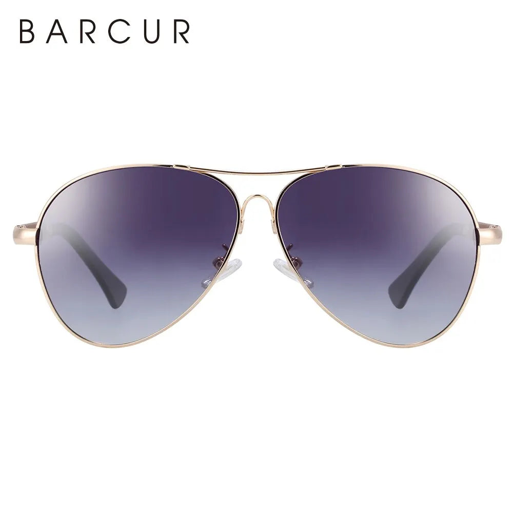 BARCUR AeroFlex - Flexible Polarised Sunglasses with Gradient Lenses and UV400 Protection