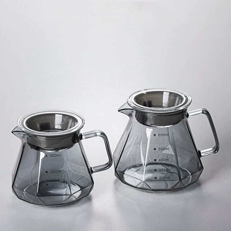 BrewCraft Diamond Glass Coffee Carafe