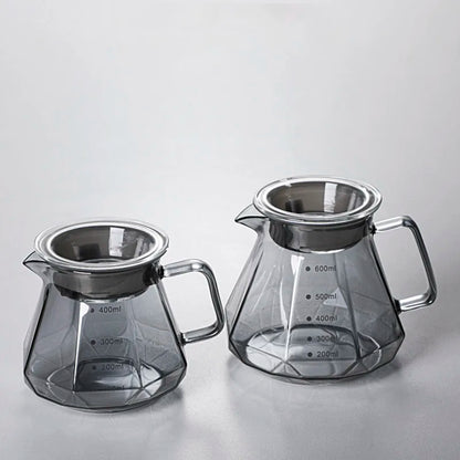 BrewCraft Diamond Glass Coffee Carafe