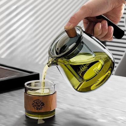 Glass Teapot Tea Separation Glass