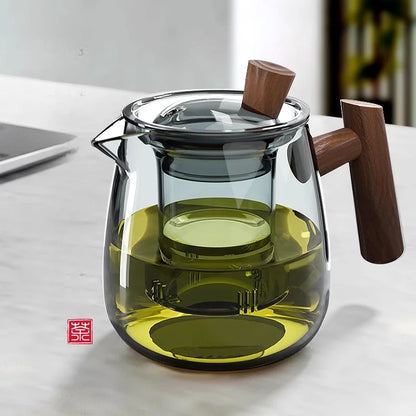 Glass Teapot Tea Separation Glass