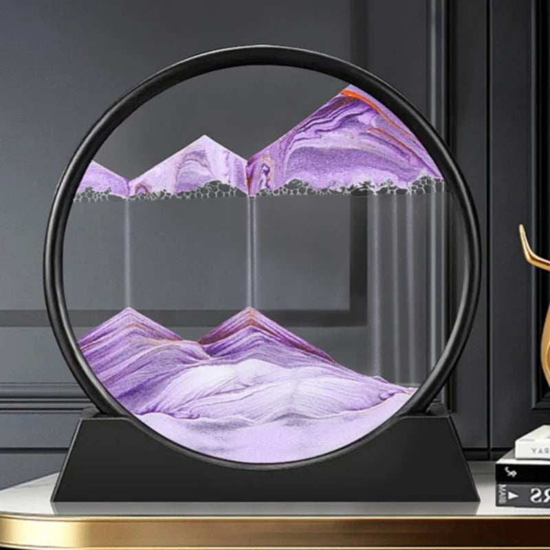 Ocean Sands: Dynamic 3D Sand Art for Home & Office Decor