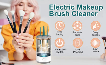 ProClean Electric Makeup Brush Cleaner – Portable 3-in-1 Automatic Cleanser