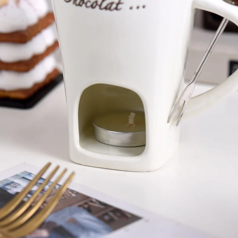 ChocoMelt Ceramic Fondue Mug