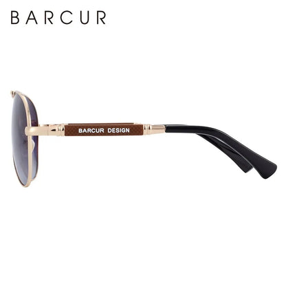 BARCUR AeroFlex - Flexible Polarised Sunglasses with Gradient Lenses and UV400 Protection