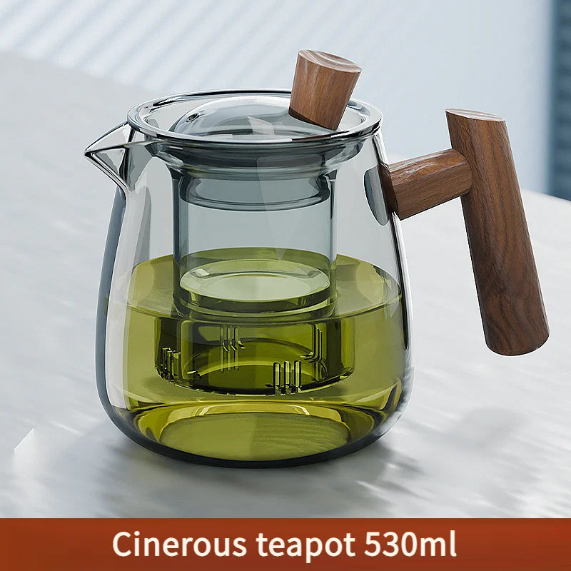 Glass Teapot Tea Separation Glass
