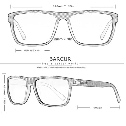 BARCUR UltraLight - Maximum Clarity, Comfort, and UV Protection for Your Eyes