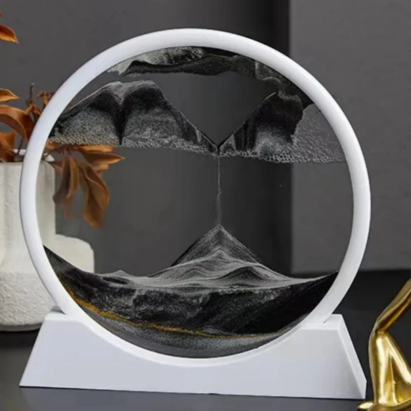 Ocean Sands: Dynamic 3D Sand Art for Home & Office Decor