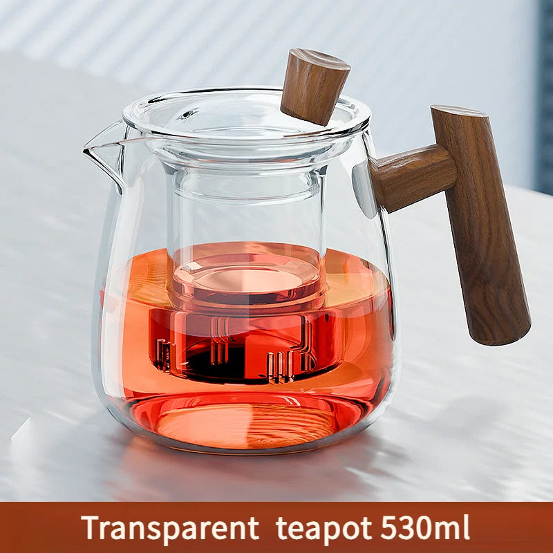 Glass Teapot Tea Separation Glass