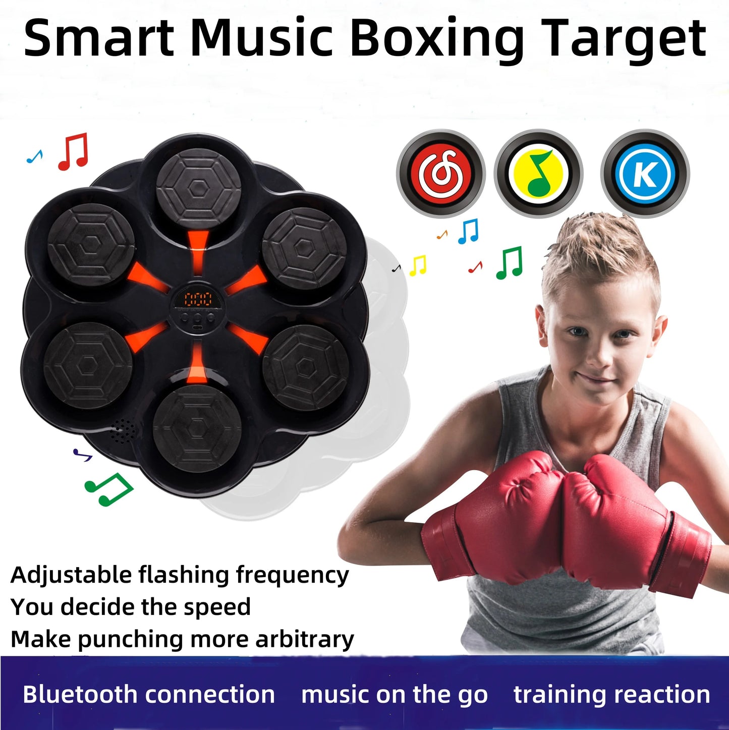 SmartBeat Bluetooth Boxing Wall Target