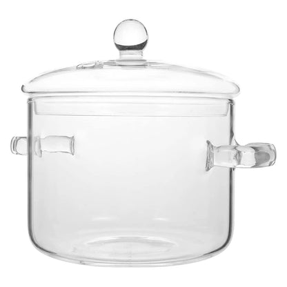 Cacerola de vidrio de borosilicato de alta capacidad ClearCook 