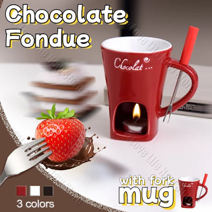 ChocoMelt Ceramic Fondue Mug