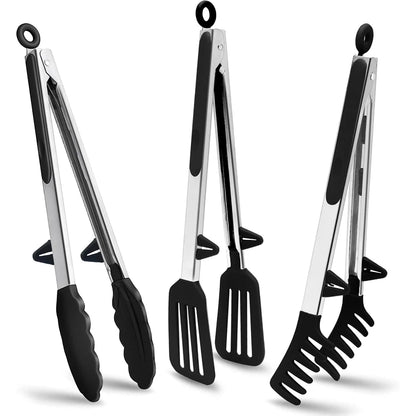 FlexiGrip Silicone Kitchen Tongs