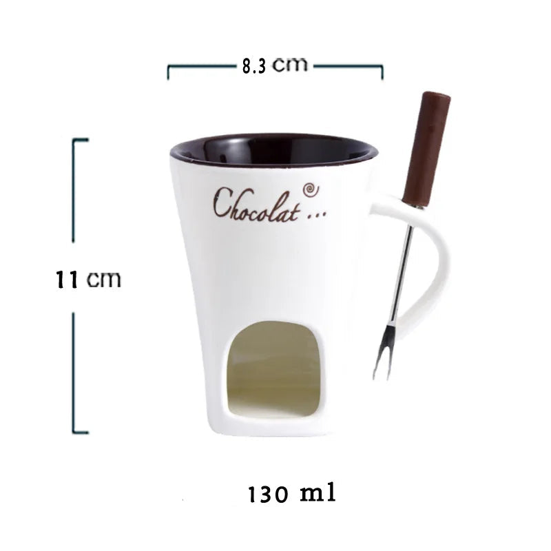 ChocoMelt Ceramic Fondue Mug