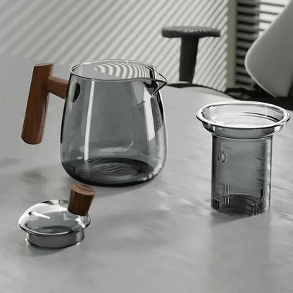 Glass Teapot Tea Separation Glass