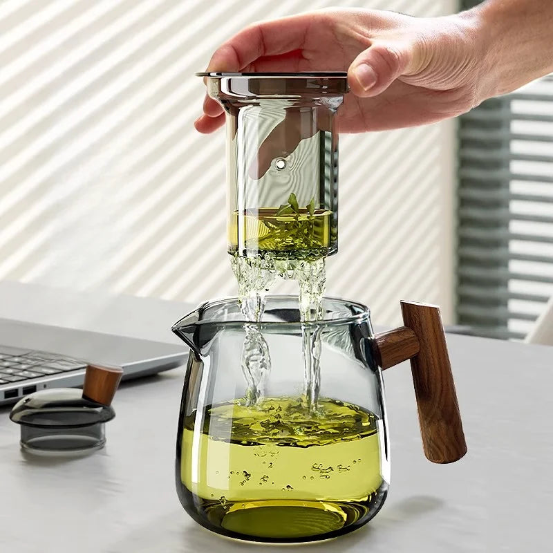 Glass Teapot Tea Separation Glass