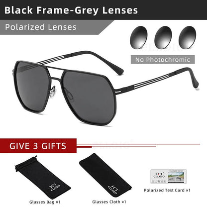 CLLOIO ChameleonFlex - Photochromic Polarised Sunglasses with UV400 Protection - Zentoracart