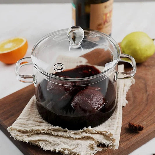 ClearCook High Borosilicate Glass Saucepan - Zentoracart