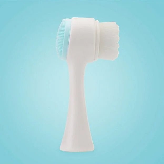 2 - in - 1 Double - Sided Silicone Face Brush - Zentoracart