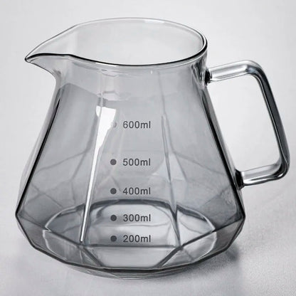 BrewCraft Diamond Glass Coffee Carafe - Zentoracart