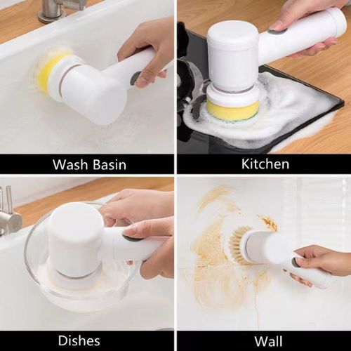 Handheld Electric Bathroom Scrubber - Zentoracart