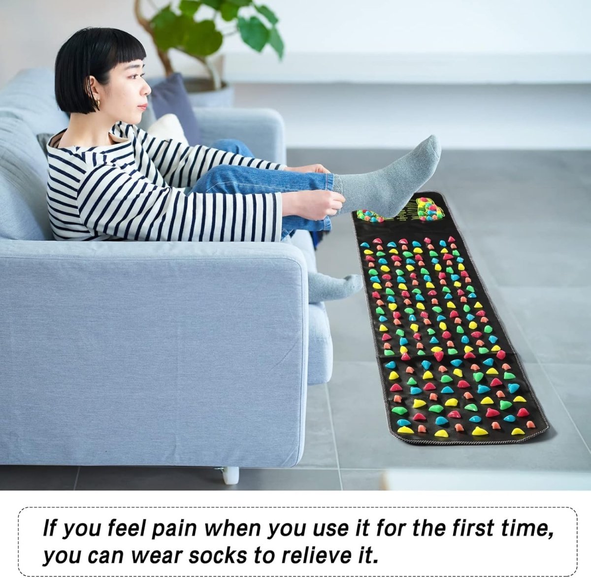 Reflexology Acupressure Foot Massage Mat - Zentoracart
