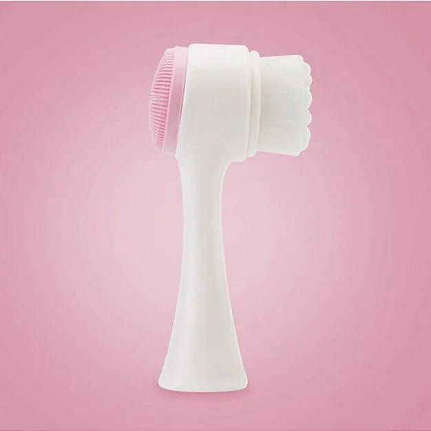 2 - in - 1 Double - Sided Silicone Face Brush - Zentoracart
