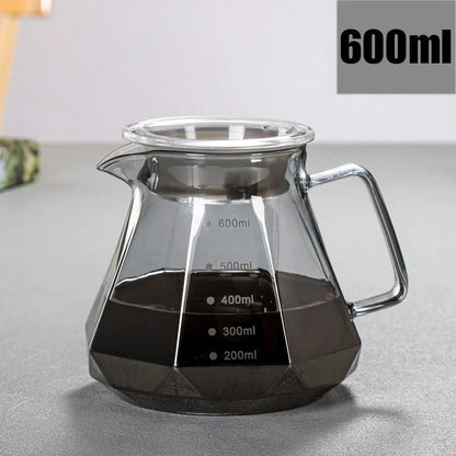BrewCraft Diamond Glass Coffee Carafe - Zentoracart