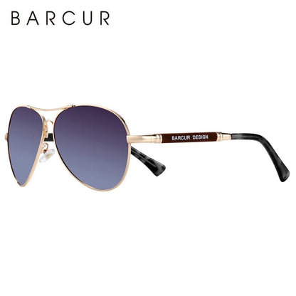 BARCUR AeroFlex - Flexible Polarised Sunglasses with Gradient Lenses and UV400 Protection - Zentoracart
