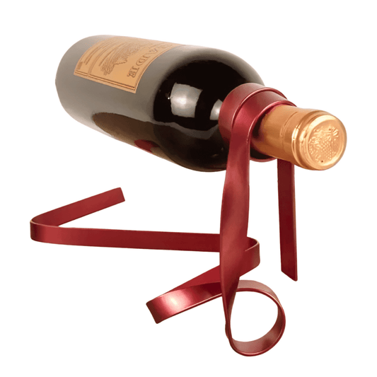 Ribbon Floating Iron Wine Holder - Zentoracart