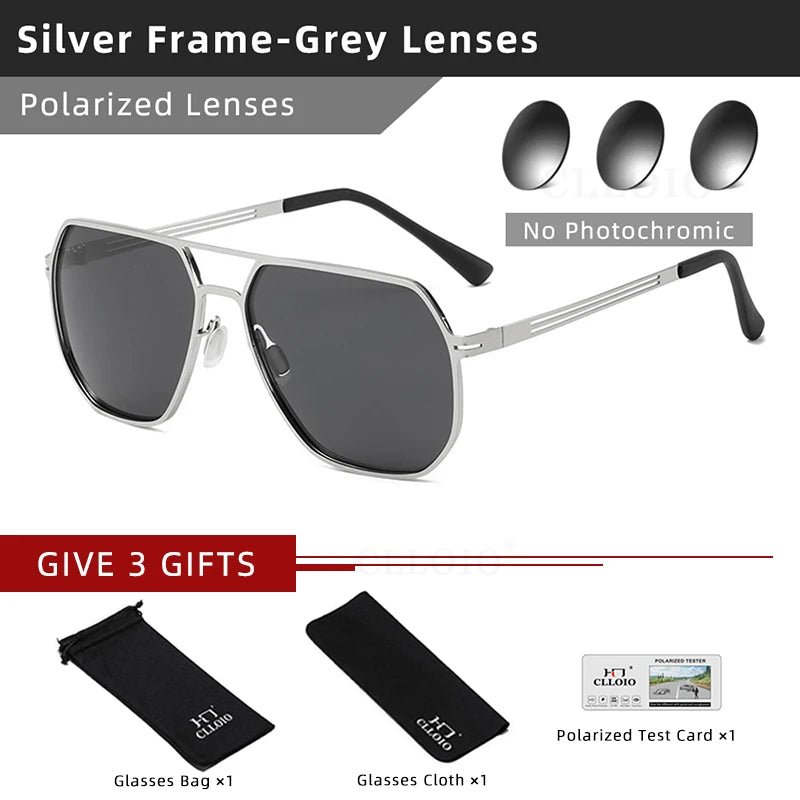 CLLOIO ChameleonFlex - Photochromic Polarised Sunglasses with UV400 Protection - Zentoracart