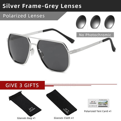 CLLOIO ChameleonFlex - Photochromic Polarised Sunglasses with UV400 Protection - Zentoracart